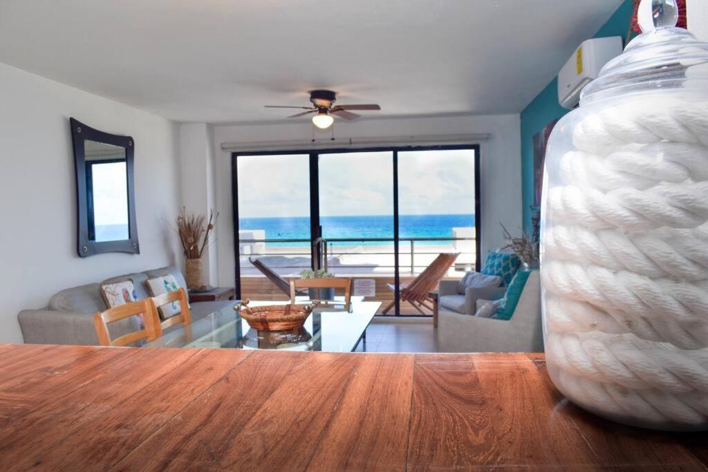 קנקון Ocean View Apartment, Best Beach Area, 3 Bedrooms מראה חיצוני תמונה