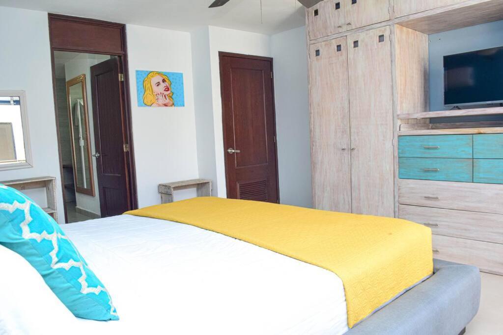 קנקון Ocean View Apartment, Best Beach Area, 3 Bedrooms מראה חיצוני תמונה