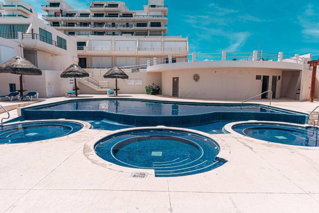 קנקון Ocean View Apartment, Best Beach Area, 3 Bedrooms מראה חיצוני תמונה